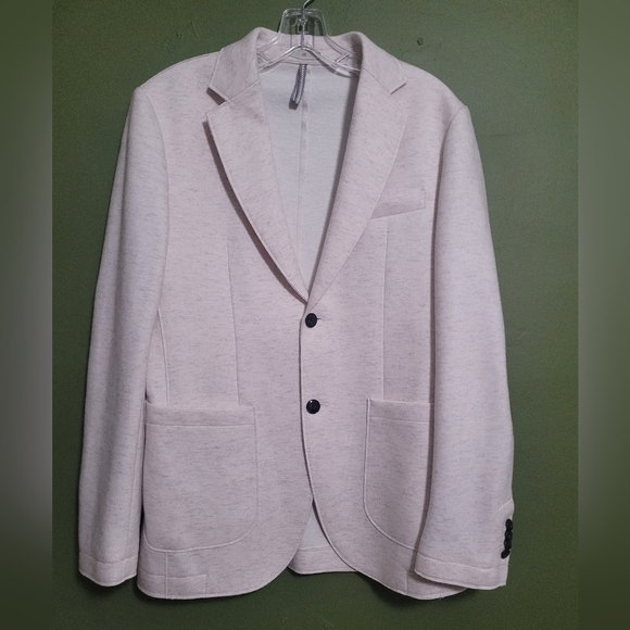 Paul Taylor Knit Blazer – Light Beige – Size 48